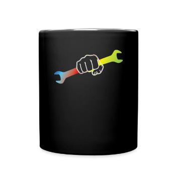Artisans d’idées cadeaux DIY - Mug uni - noir - Devant