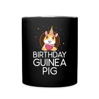 Cadeau de cochon d’Inde mignon - Mug uni - noir - Devant