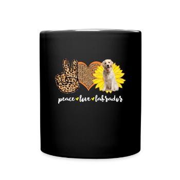 Mère Tournesol Labrador Retriever Chien - Mug uni - noir - Devant