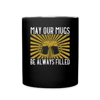 Bier Tag Tag des Bieres Bierliebhaber Biertrinker - Tasse einfarbig - Schwarz - Vorne