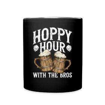 Bier Tag Tag des Bieres Bierliebhaber Biertrinker - Tasse einfarbig - Schwarz - Vorne