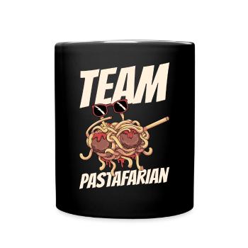 Dab Flying Spaghetti Monster - Mug uni - noir - Devant