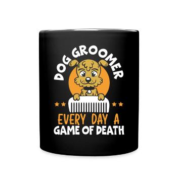 Pet Groomer Animal Stylist Animal Salon Artiste de fourrure - Mug uni - noir - Devant