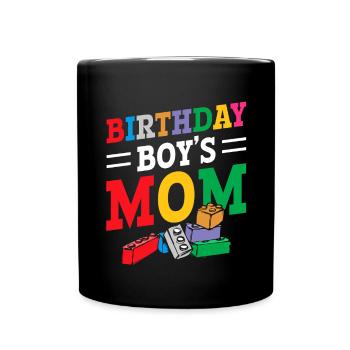 Mère du garçon d’anniversaire Bauklötze - Mug uni - noir - Devant
