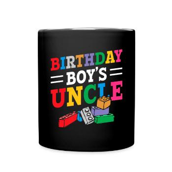 Uncle of the birthday boy Bauklötze - Full Colour Mug - black - Front