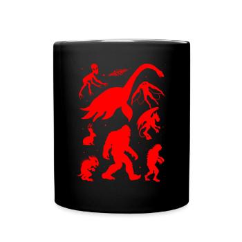 Cryptidcore Aesthetic Cryptid Monsters - Tasse einfarbig - Schwarz - Vorne