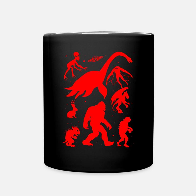 Cryptidcore Aesthetic Cryptid Monsters - Tasse einfarbig - Schwarz
