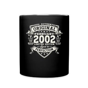 Original Février Année 2002 21e anniversaire Homme - Mug uni - noir - Devant