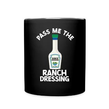 Ranch -Vinaigrette -Ranch -Vinaigrette - Mug uni - noir - Devant