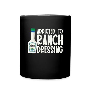 Ranch -Vinaigrette -Ranch -Vinaigrette - Mug uni - noir - Devant