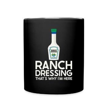 Ranch -Vinaigrette -Ranch -Vinaigrette - Mug uni - noir - Devant