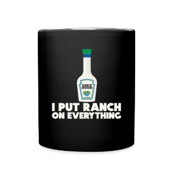 Ranch -Vinaigrette -Ranch -Vinaigrette - Mug uni - noir - Devant