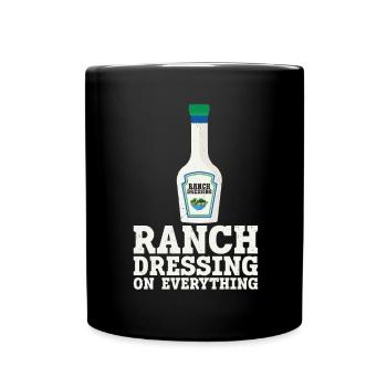 Ranch -Vinaigrette -Ranch -Vinaigrette - Mug uni - noir - Devant