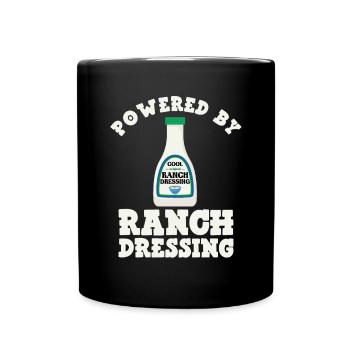 Ranch -Vinaigrette -Ranch -Vinaigrette - Mug uni - noir - Devant