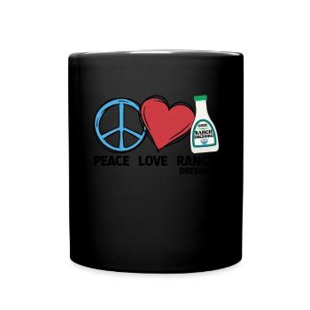 Ranch -Vinaigrette -Ranch -Vinaigrette - Mug uni - noir - Devant