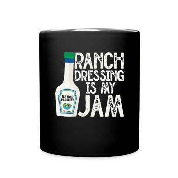 Ranch -Vinaigrette -Ranch -Vinaigrette - Mug uni - noir - Devant