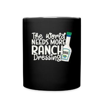 Ranch -Vinaigrette -Ranch -Vinaigrette - Mug uni - noir - Devant