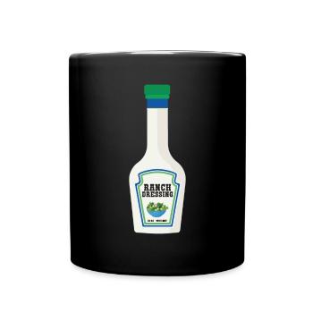 Ranch -Vinaigrette -Ranch -Vinaigrette - Mug uni - noir - Devant
