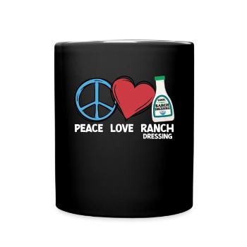 Ranch -Vinaigrette -Ranch -Vinaigrette - Mug uni - noir - Devant