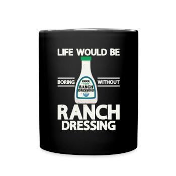 Ranch -Vinaigrette -Ranch -Vinaigrette - Mug uni - noir - Devant