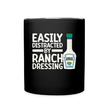 Ranch -Vinaigrette -Ranch -Vinaigrette - Mug uni - noir - Devant