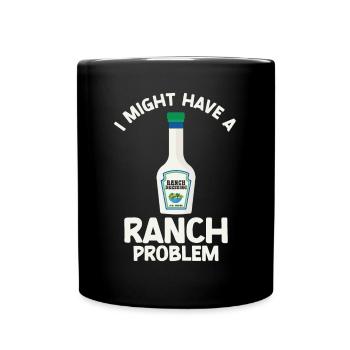 Ranch -Vinaigrette -Ranch -Vinaigrette - Mug uni - noir - Devant