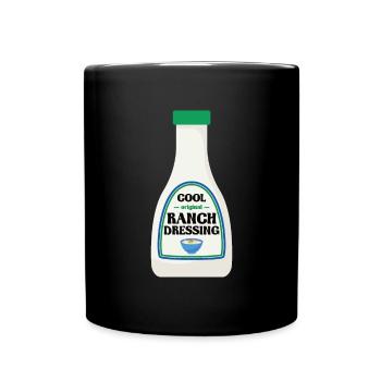 Ranch -Vinaigrette -Ranch -Vinaigrette - Mug uni - noir - Devant