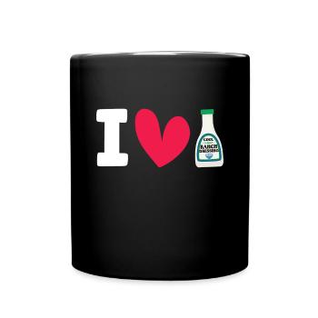 Ranch -Vinaigrette -Ranch -Vinaigrette - Mug uni - noir - Devant