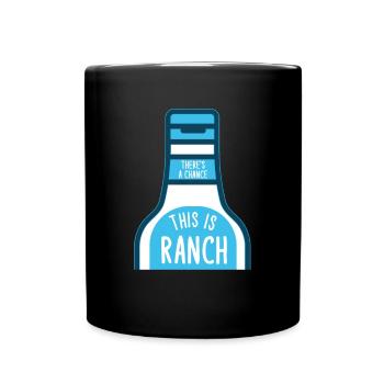 Ranch -Vinaigrette -Ranch -Vinaigrette - Mug uni - noir - Devant
