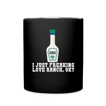 Ranch -Vinaigrette -Ranch -Vinaigrette - Mug uni - noir - Devant
