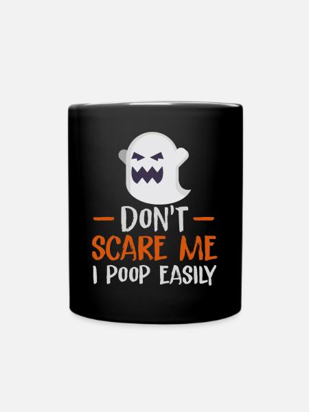 Halloween horreur effrayant dicton - Mug uni - noir