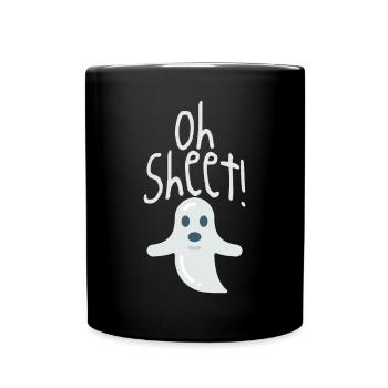 Halloween horreur effrayant dicton - Mug uni - noir - Devant