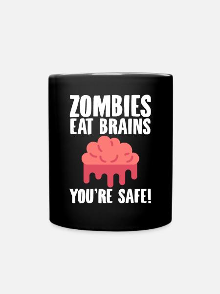 Halloween horreur effrayant dicton - Mug uni - noir