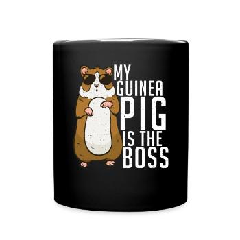 Cadeau de cochon d’Inde mignon - Mug uni - noir - Devant
