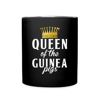 Cadeau mignon cochon d’Inde - Mug uni - noir - Devant