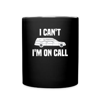 Undertaker Funeral Director - Full Colour Mug - black - Front