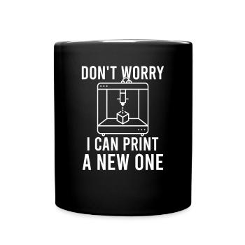 Mécanisme CNC - Mug uni - noir - Devant
