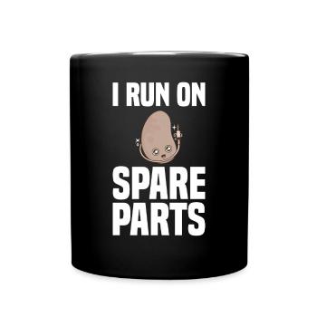 Kidney transplant organ donor - Full Colour Mug - black - Front