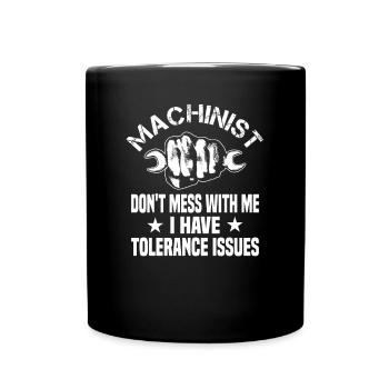 Cnc Mechanic Cutter Cuttering - Mug uni - noir - Devant