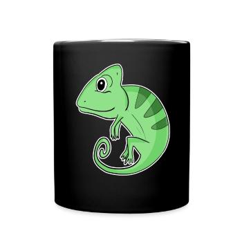 Caméléons Caméléon - Mug uni - noir - Devant