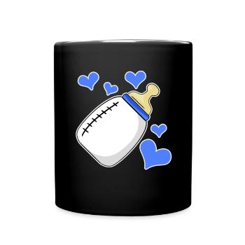 Garçon enceinte Fils biologique - Mug uni - noir - Devant