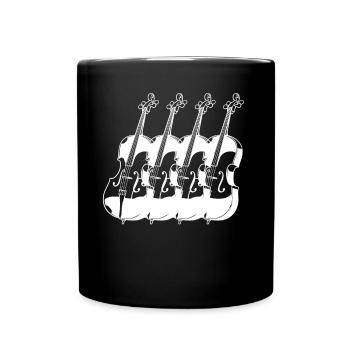 Cello cello player cellist - Full Colour Mug - black - Front