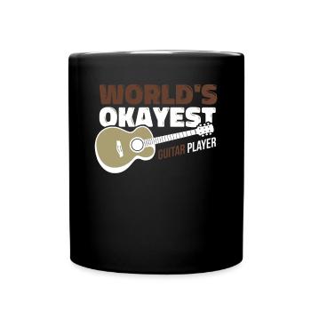 Guitariste Basse Musique Instrument de basse - Mug uni - noir - Devant