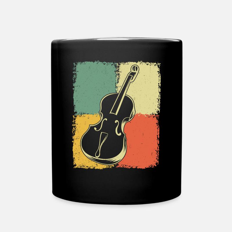 Cello Cellospieler Cellist - Tasse einfarbig - Schwarz
