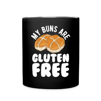 Drôle mes petits pains sont sans gluten pour l’amour sans gluten - Mug uni - noir - Devant