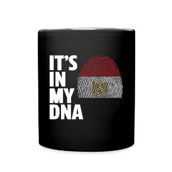 C’est dans mon ADN Egypte Flag Egypte Culture Amoureux de la culture égyptienne - Mug uni - noir - Devant
