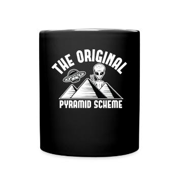 L’œil d’Horus symbole égyptien pour Anthropologis - Mug uni - noir - Devant