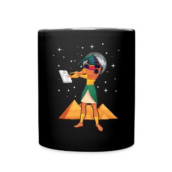 Ancient Egypt God Ra Ankh Symbol Anthropologist - Tasse einfarbig - Schwarz - Vorne
