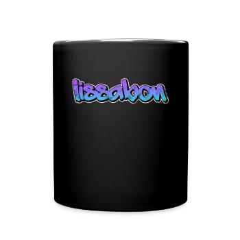 Lissabon - Tasse einfarbig - Schwarz - Vorne