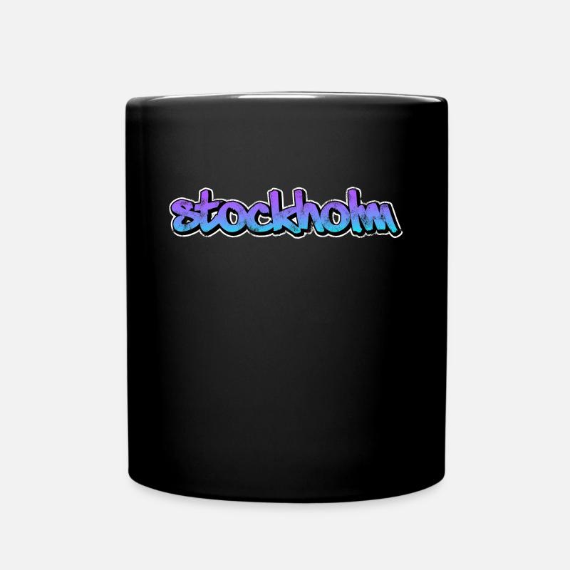Stockholm - Tasse einfarbig - Schwarz
